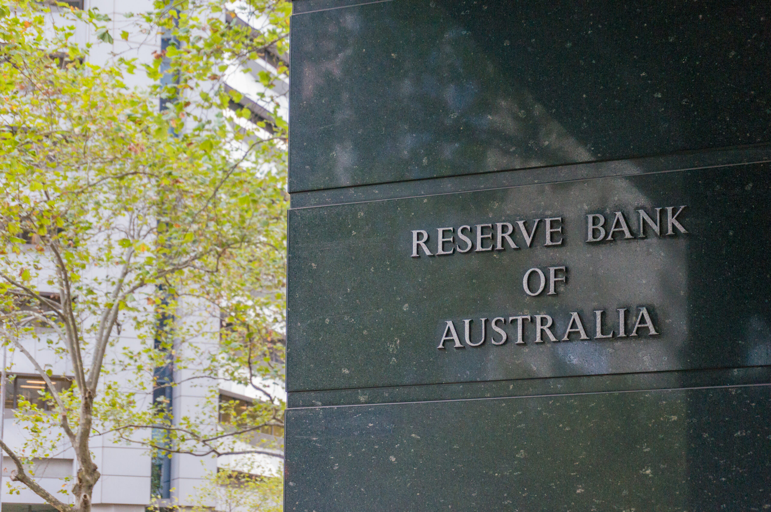 Reserve Bank Of Australia Building In Melbourne CBD, Australia